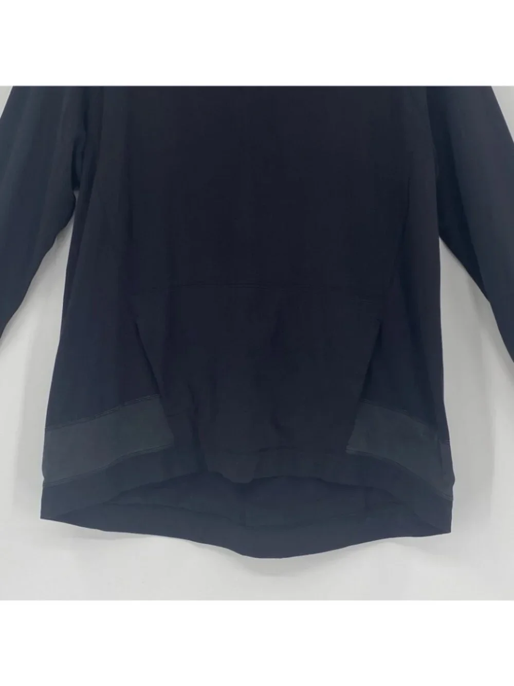 Lululemon Hoodie Womens Size 8 Black Starting Place Athletic Pullover Stretch